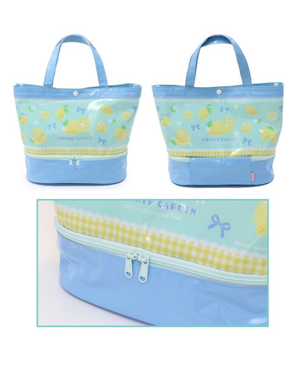 Mother garden マザーガーデン プールバッグ 《ユニコーン柄 レモンくま柄》 2層式 ビーチバッグ 『単品』 