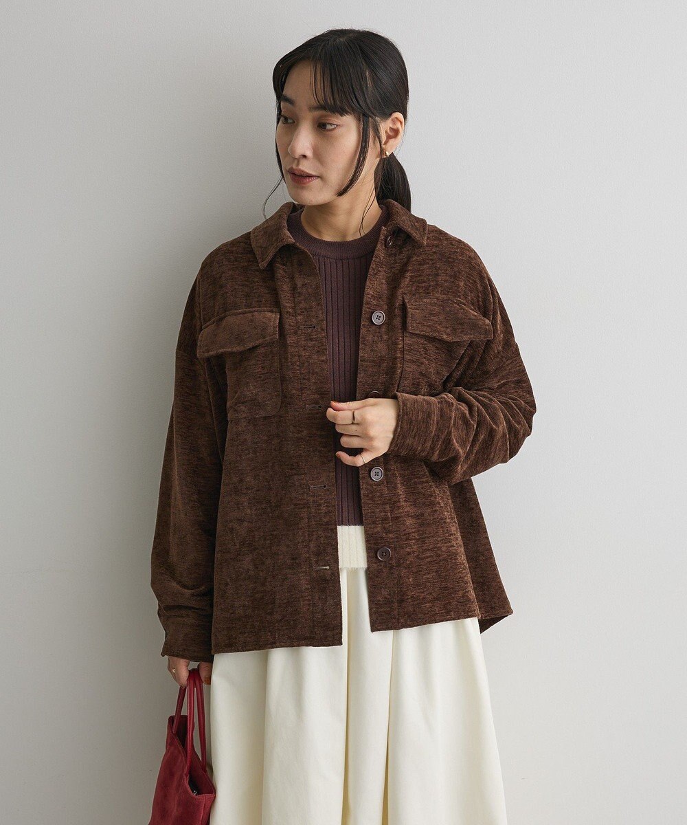 CRAFT STANDARD BOUTIQUE ベロアシャツジャケット 
