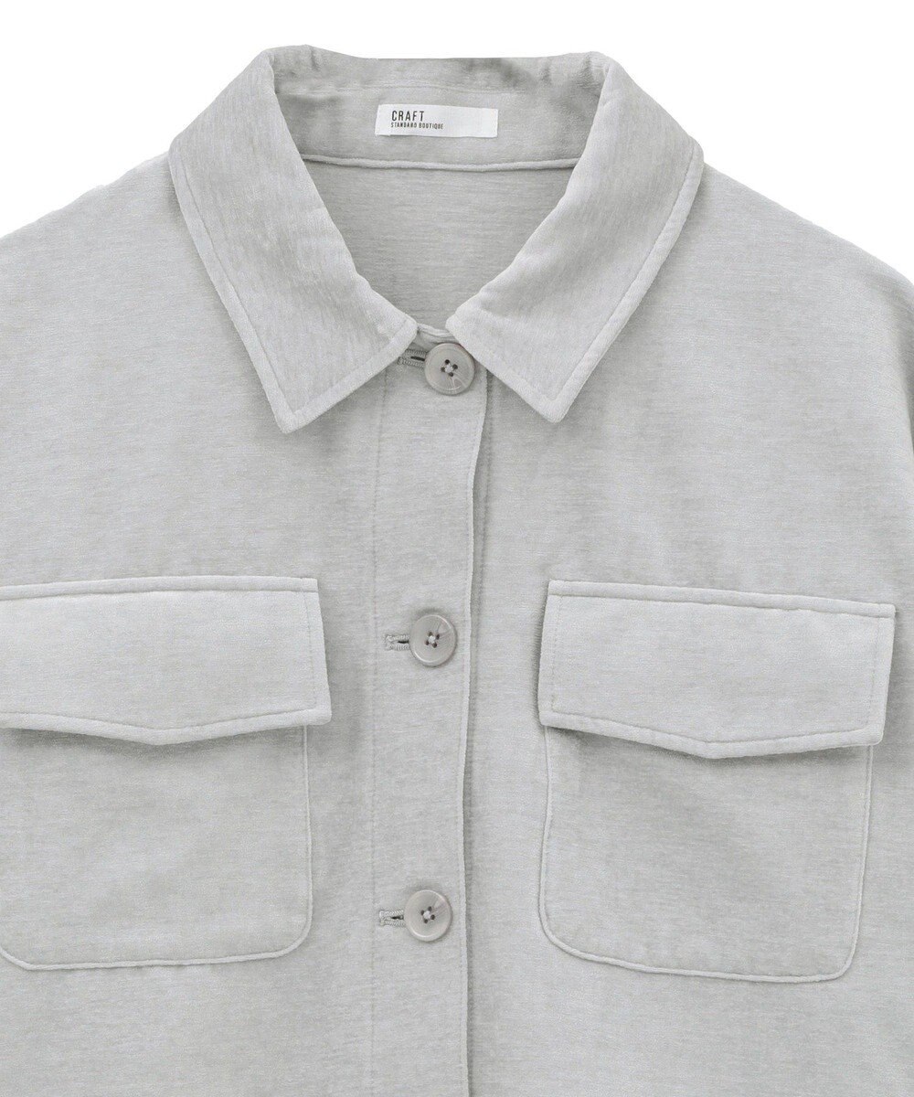 CRAFT STANDARD BOUTIQUE ベロアシャツジャケット 