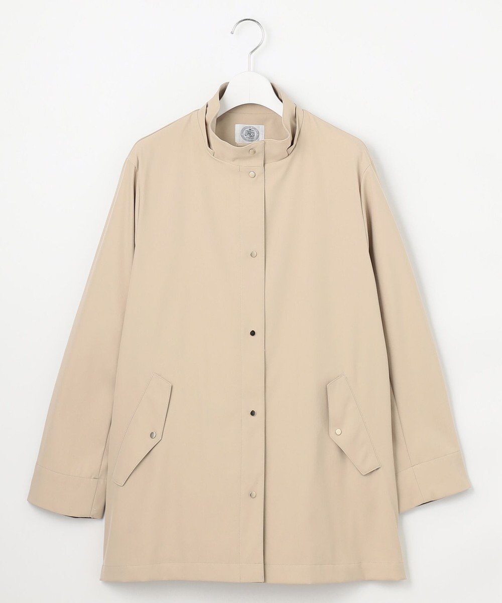 J.PRESS LADIES 【洗える・撥水】ドライツイルストレッチ フーディ アウター 