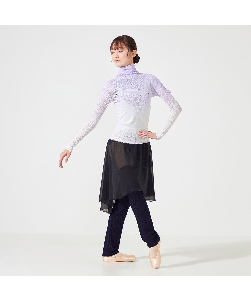 Chacott 【ノーソーイングニット】クリスタルグラデーショントップ 