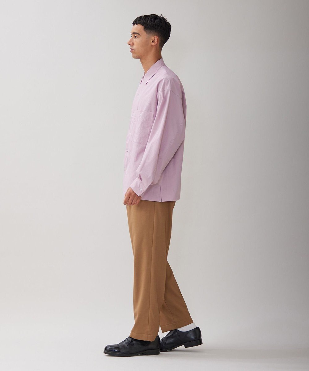 UNFILO MENS 【男女兼用】コンフォート カジュアル ワイドシャツ [24年秋冬商品] 
