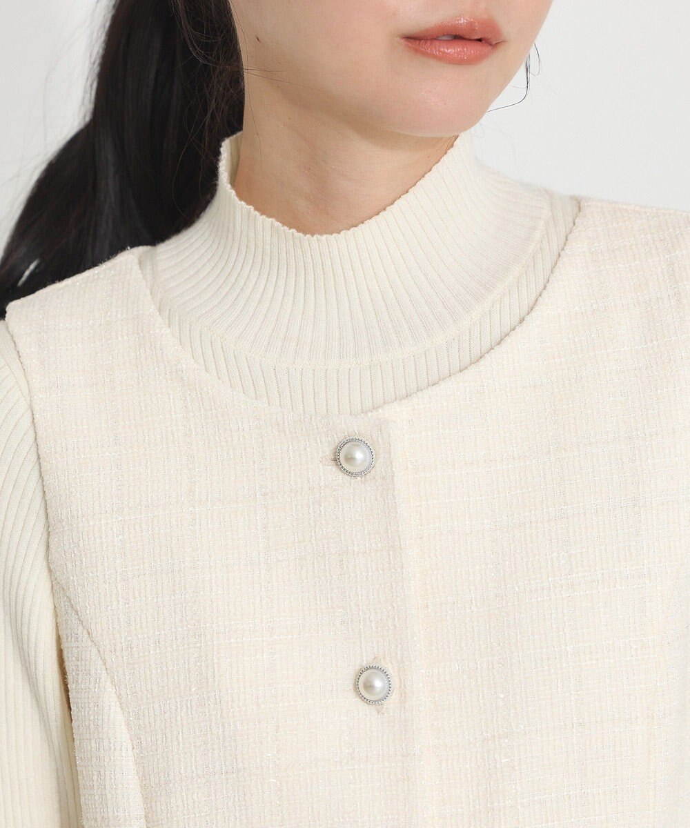 earth music&ecology ツイードミニワンピース 