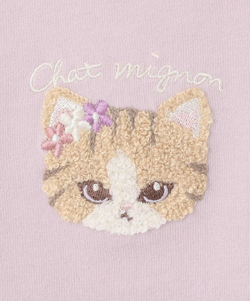 ANY KIDS オーガビッツアニマルサガラ刺繍Ｔシャツ 