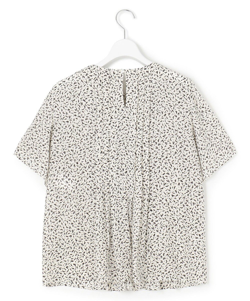 23区 【接触冷感/吸水速乾】ペインティングプリント ブラウス 