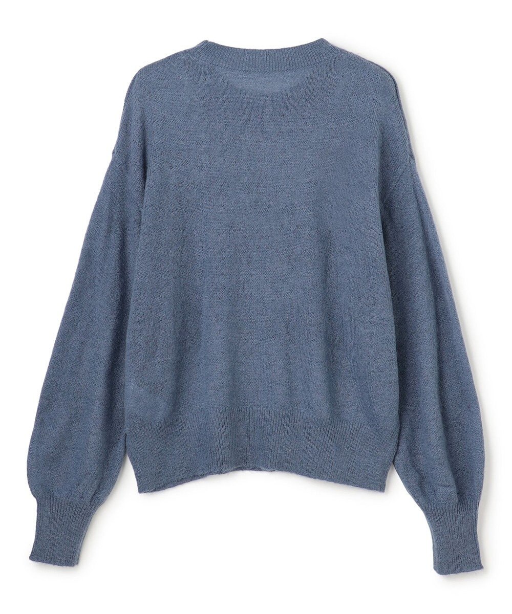 UNFILO シアーアルパカ ボリュームスリーブ ニット 
