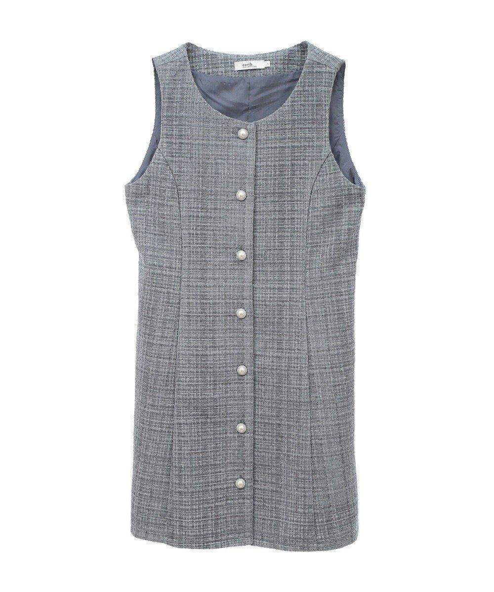 earth music&ecology ツイードミニワンピース 