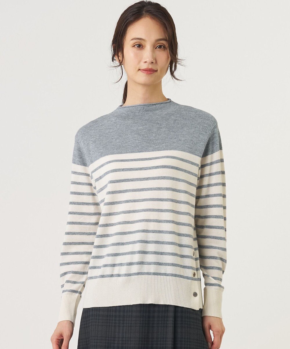 J.PRESS LADIES S SOFT TOUCH WOOL ボーダー ニット 