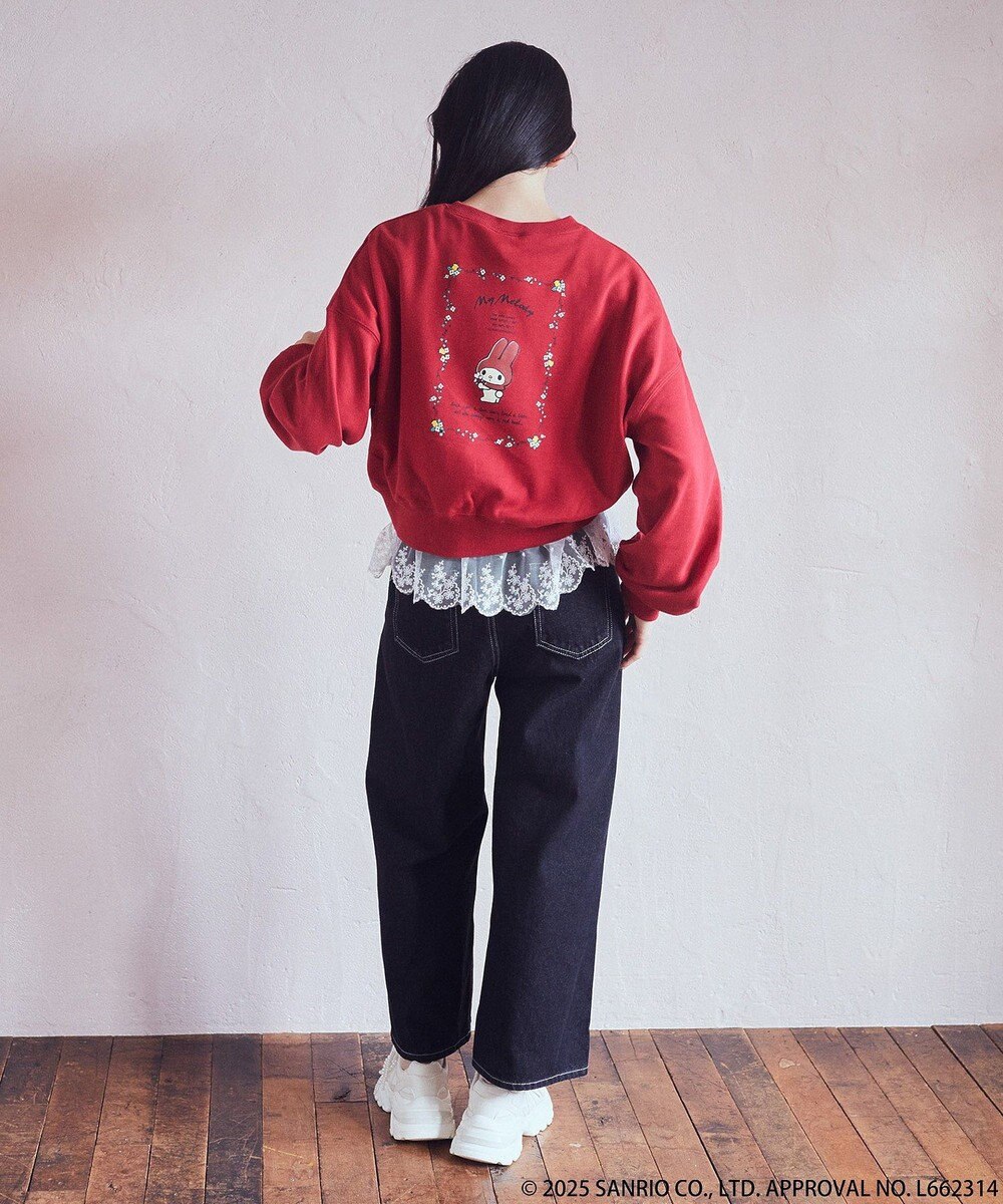 earth music&ecology マイメロディ＆クロミ／ｅａｒｔｈ　レトロアートスウェット 