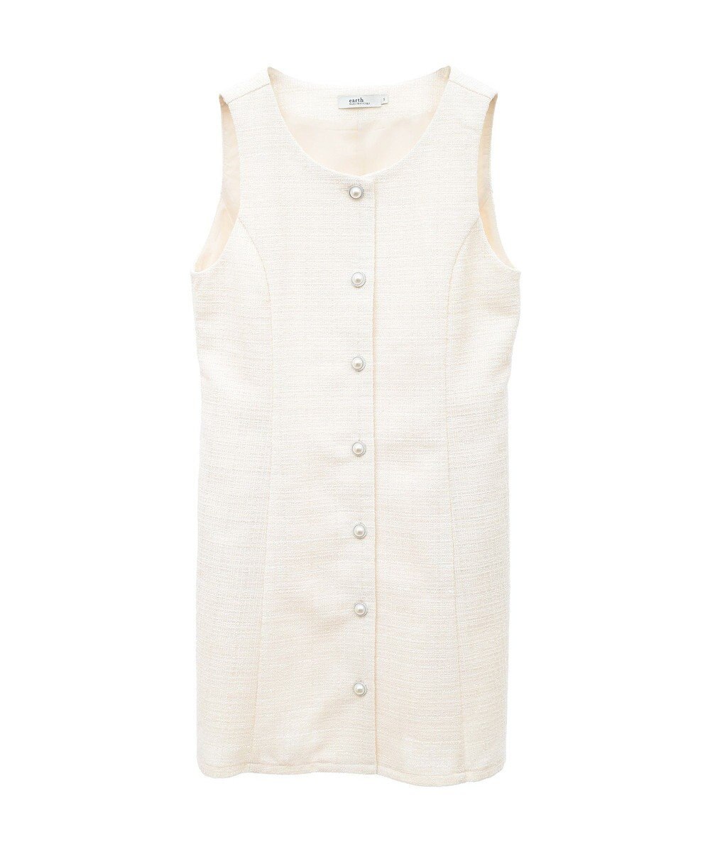 earth music&ecology ツイードミニワンピース 