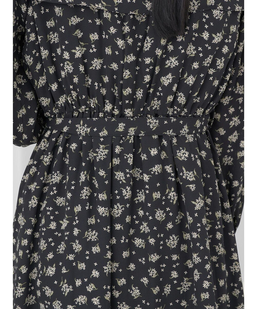 earth music&ecology キンモクセイ柄ワンピース 