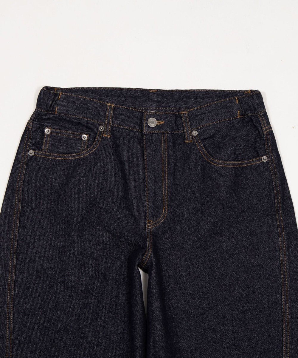 WEGO 【ユニセックス着用ITEM】カバーフィットフラップデニムパンツ 