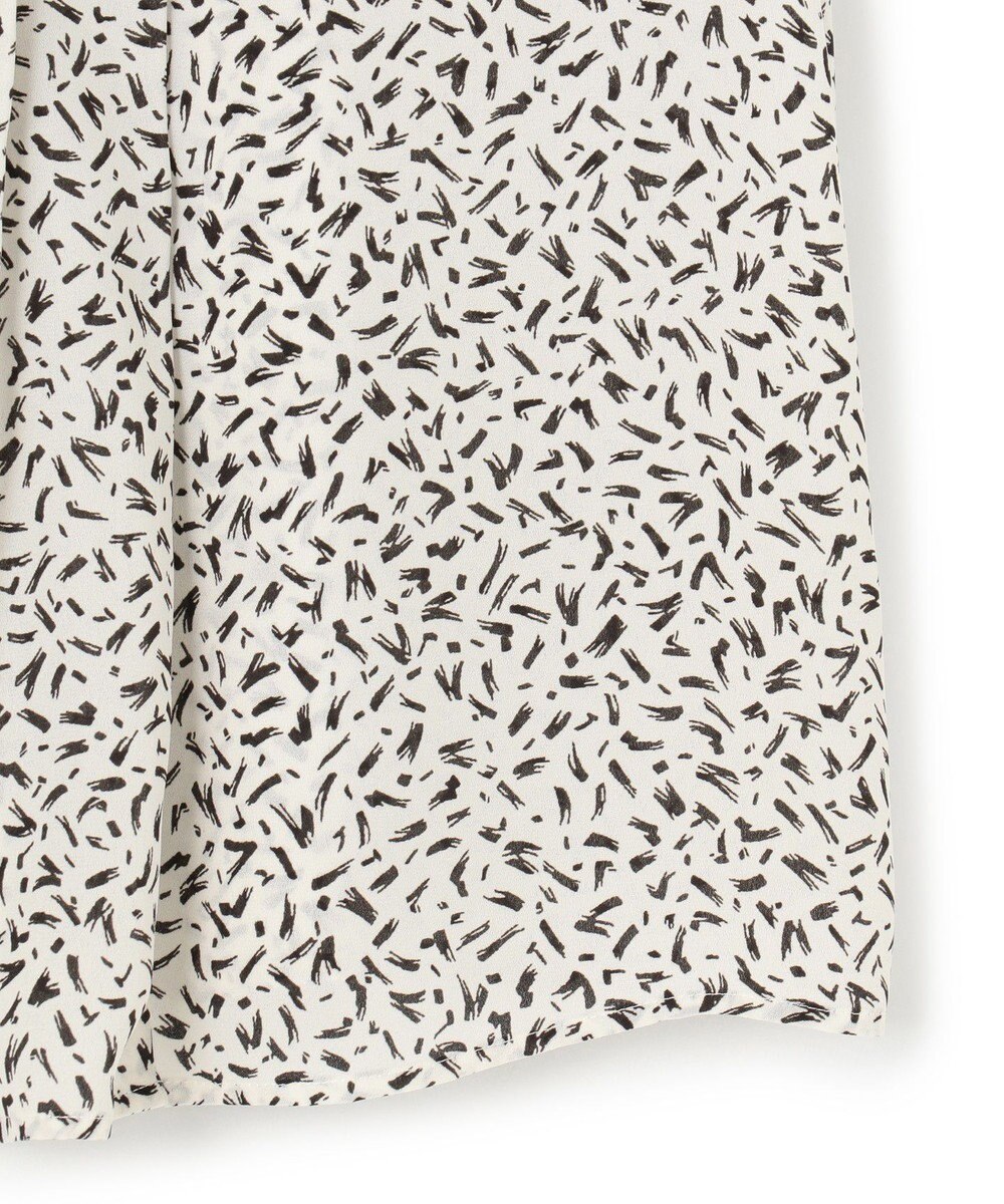 23区 【接触冷感/吸水速乾】ペインティングプリント ブラウス 