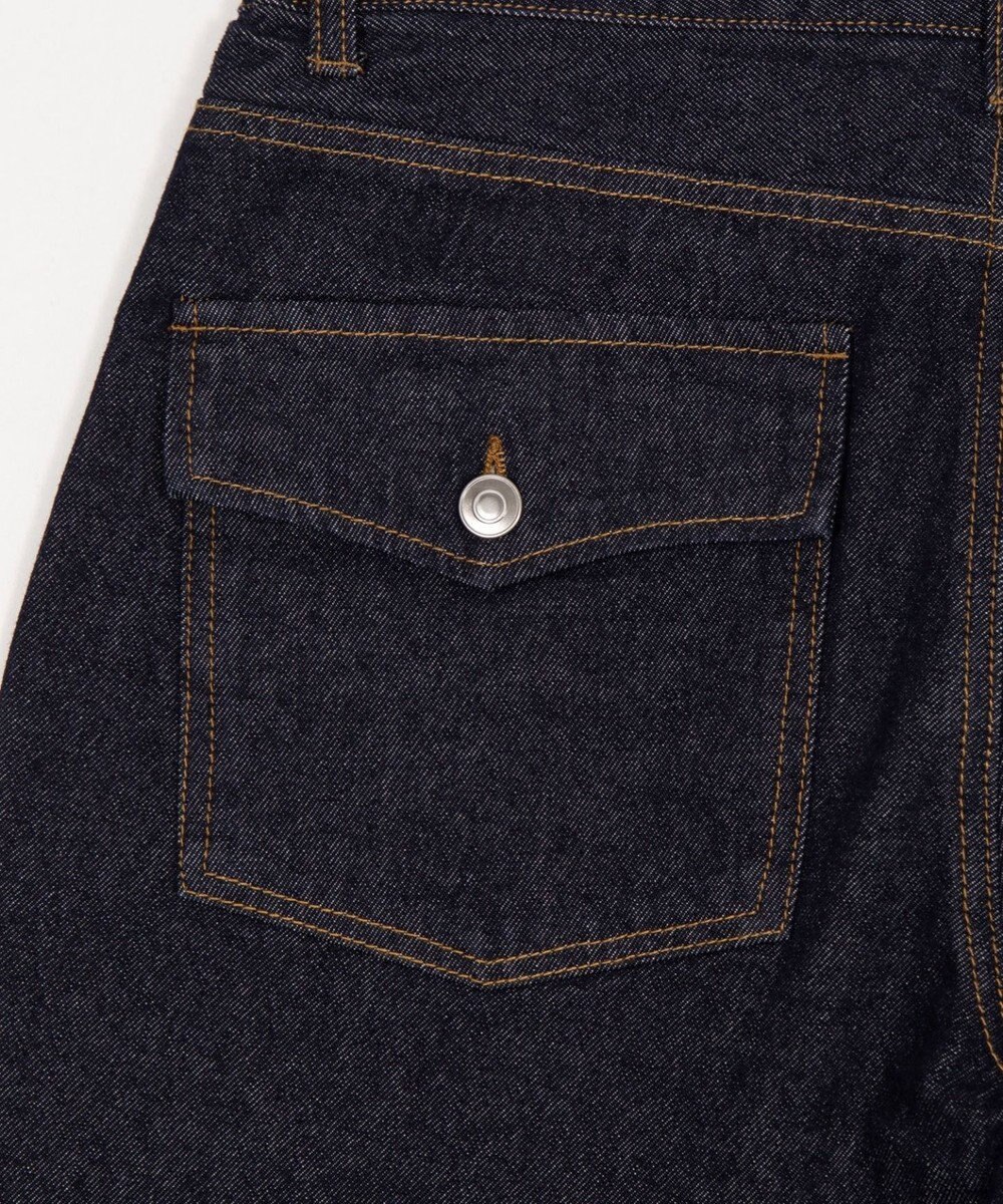 WEGO 【ユニセックス着用ITEM】カバーフィットフラップデニムパンツ 