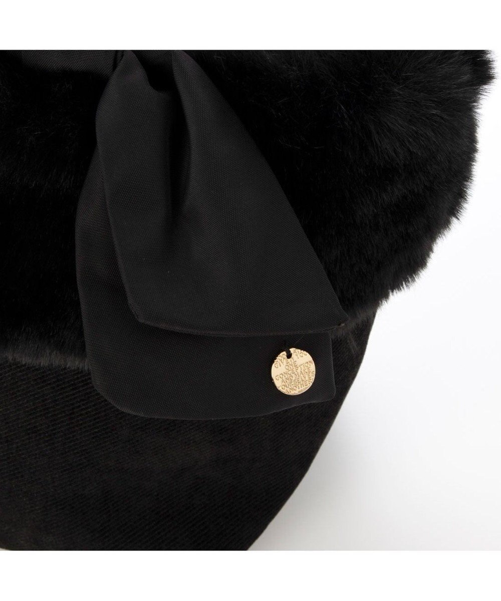 UNBILLION カシュカシュ cachecache / エコファーコンビリボントートバッグ 