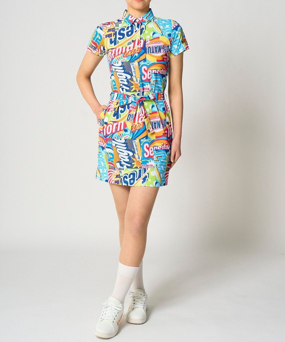FILA GOLF／marie claire 【Loudmouth】柄ワンピース 