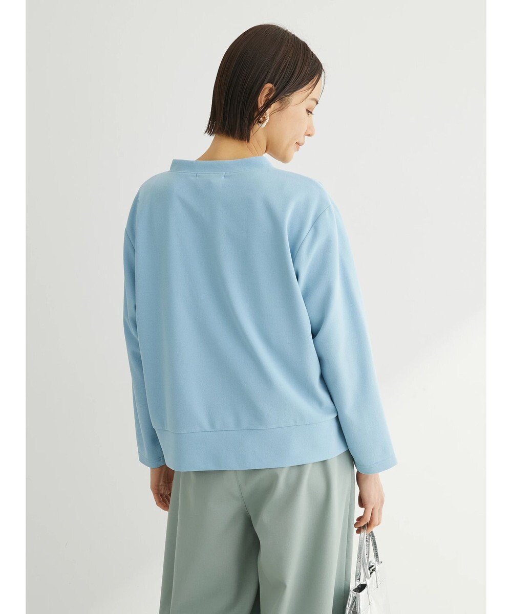 Green Parks カットジョーゼットドットボタンカーディガン 