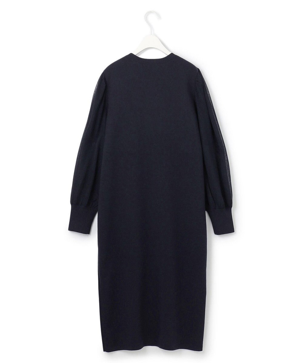 ICB L 【洗える】ウールブレンドスムース ニットワンピース 