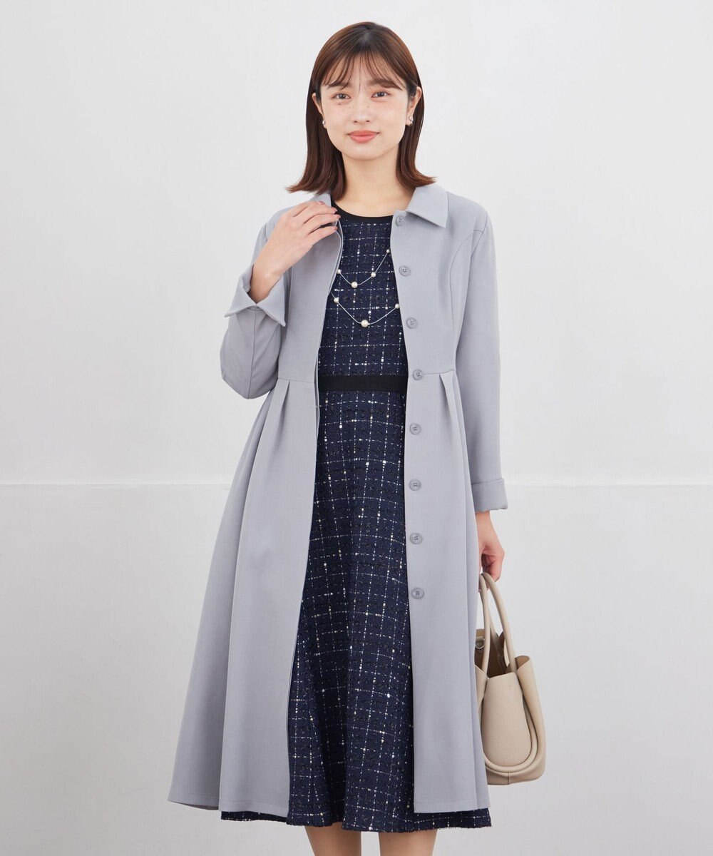 Tiaclasse L 【新色追加】ステンカラードレスコート 