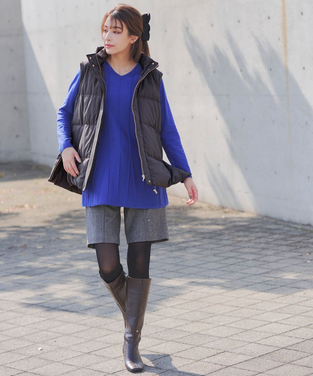 Tiaclasse 【安田美沙子さん着用・4way】ストレッチタフタショートダウン 