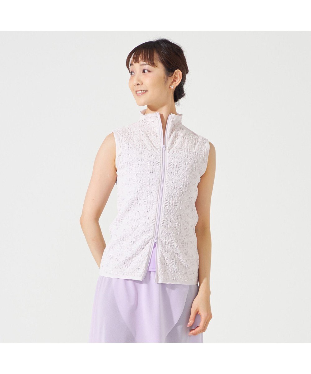 Chacott 【ノーソーイングニット】レーシーバレエニットベスト 