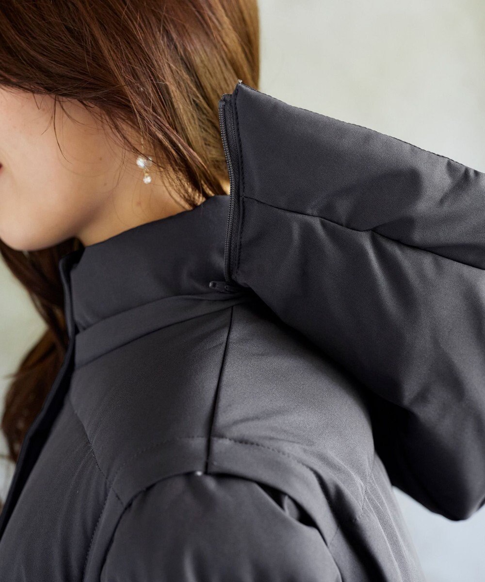 Tiaclasse 【安田美沙子さん着用・4way】ストレッチタフタショートダウン 