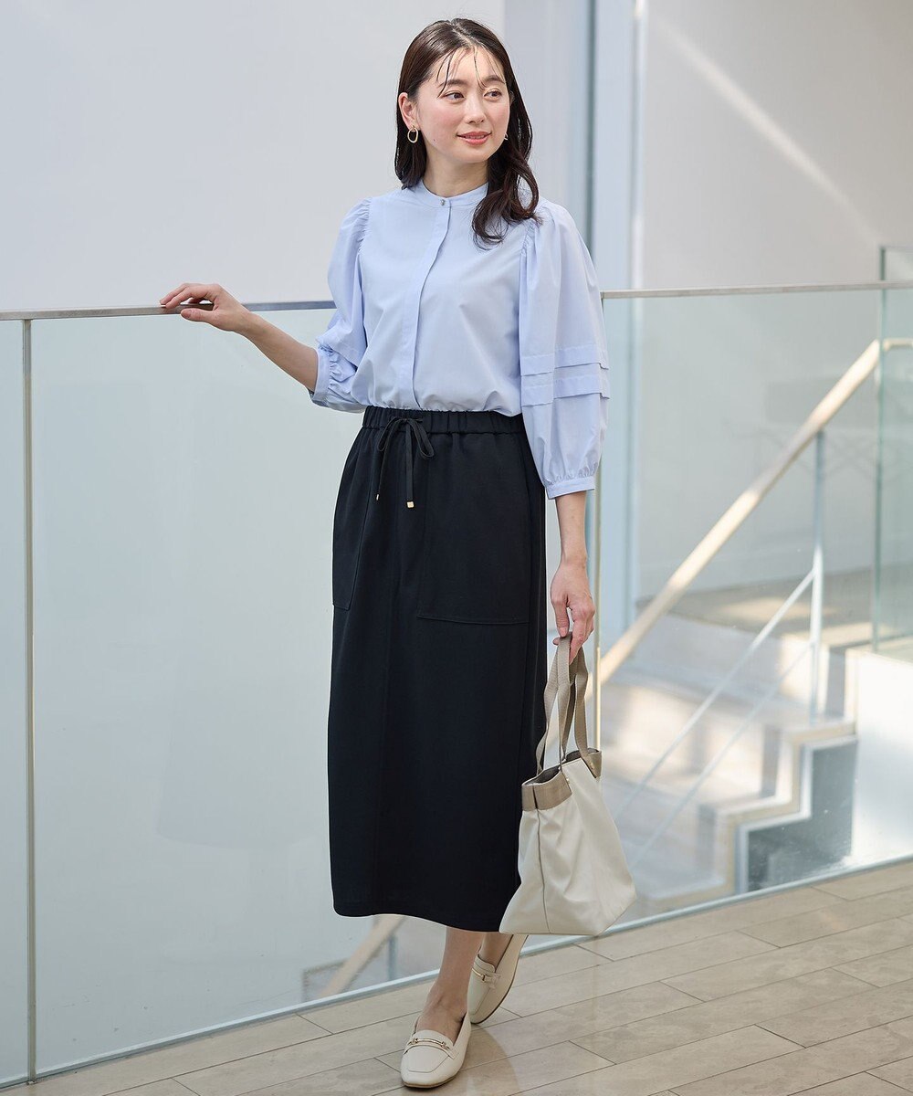 ANY L カットジョーゼットベイカースカート 