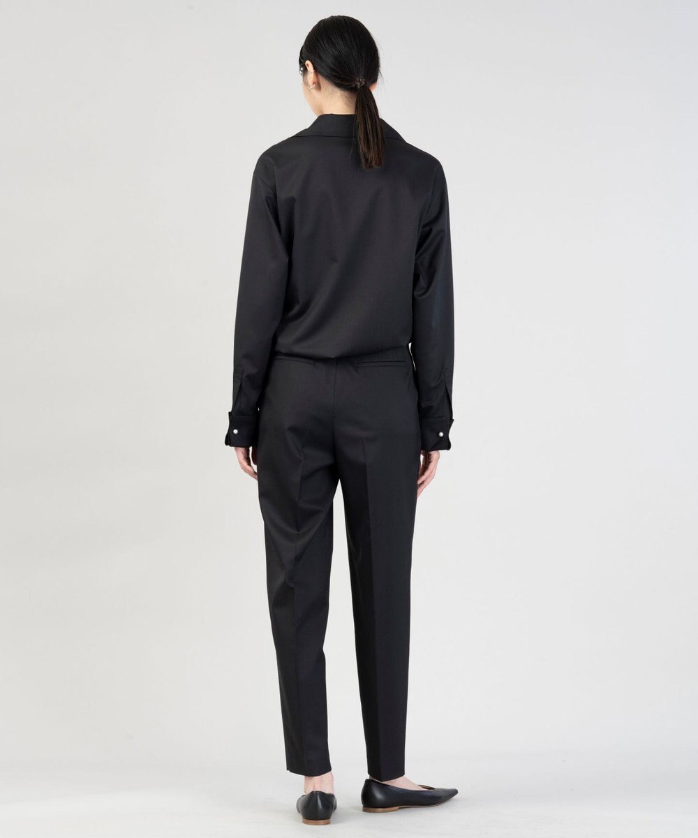 23区 L 【エステータ】ウールシルクギャバジン テーラードブラウス 