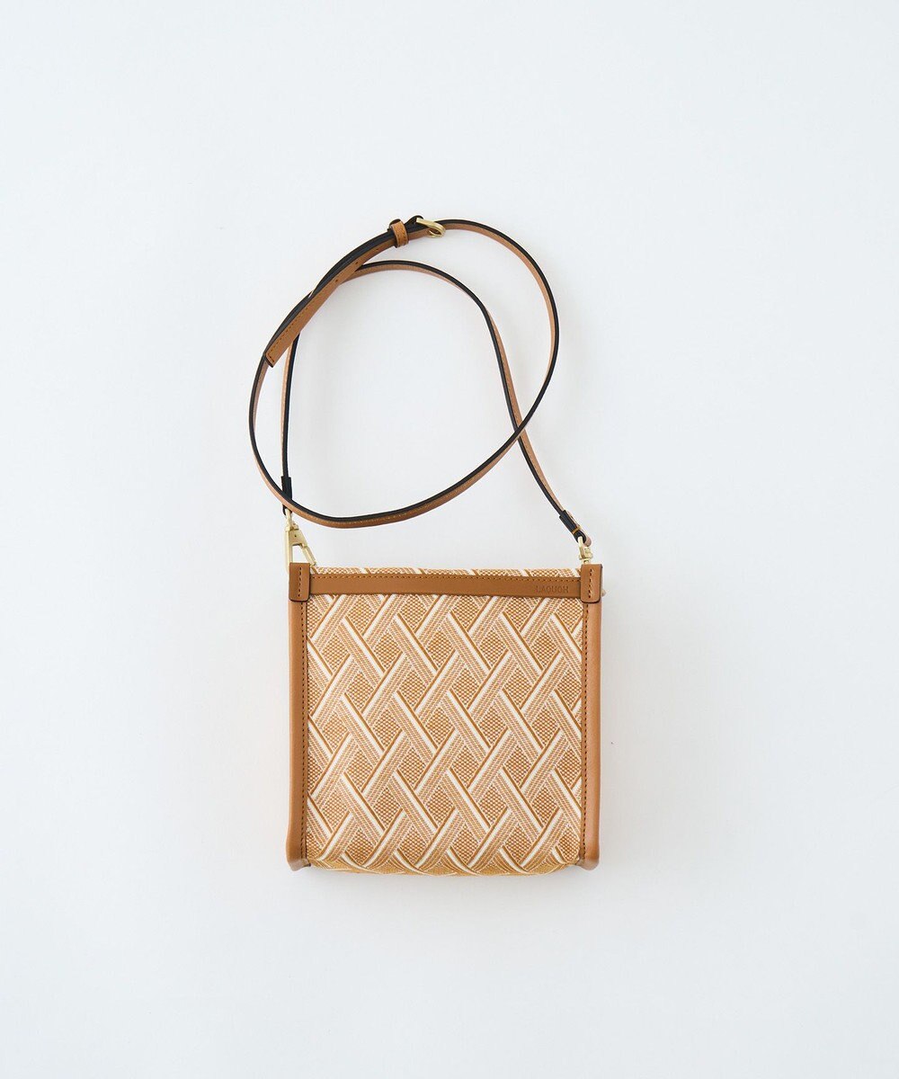 MIYABIYA LAQUOH クロス柄ジャガードショルダーバッグ 