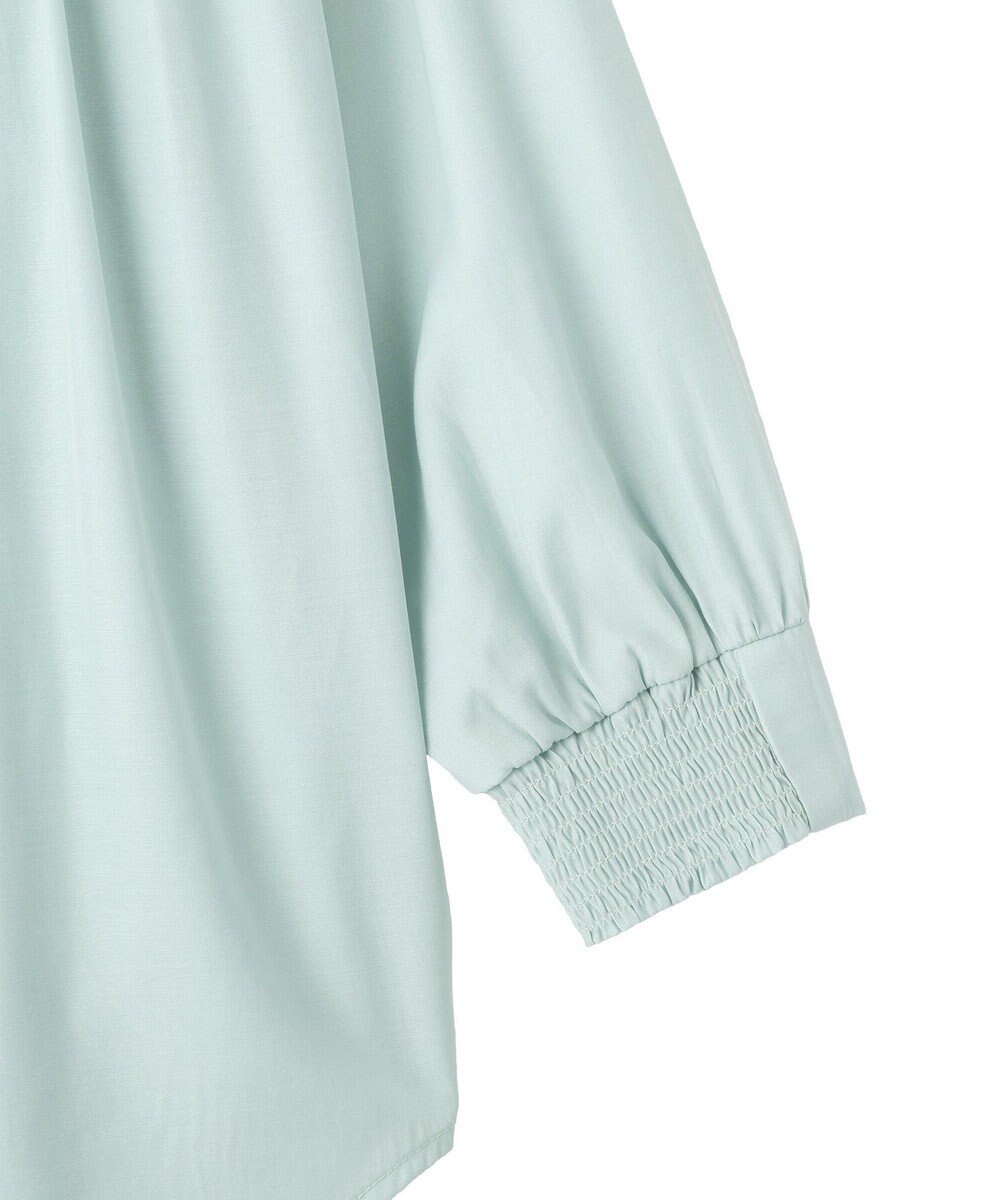 YECCA VECCA バックギャザーロングシャツ 