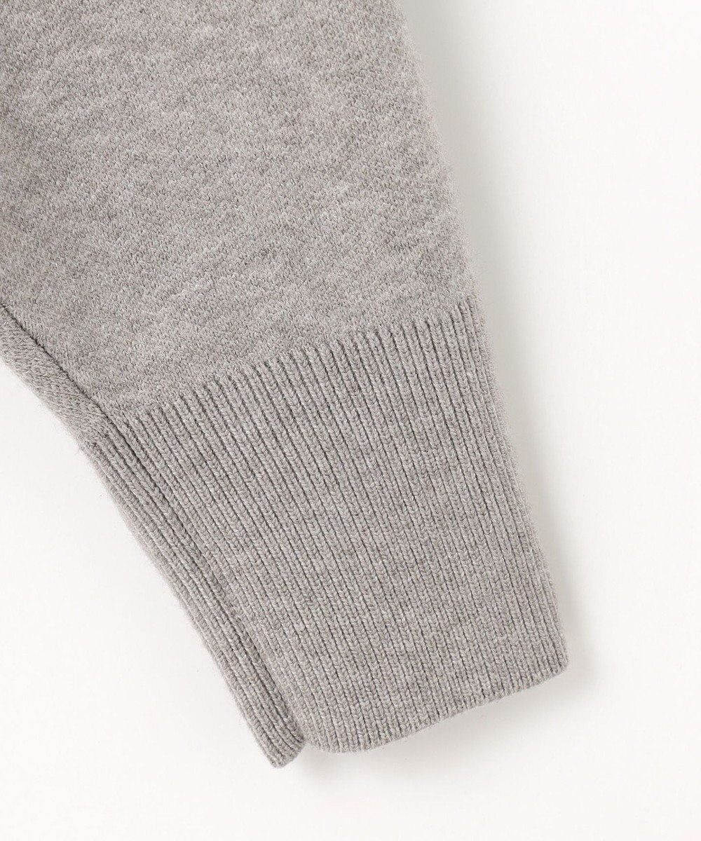 ANY L ハーフジップニットフーディー 