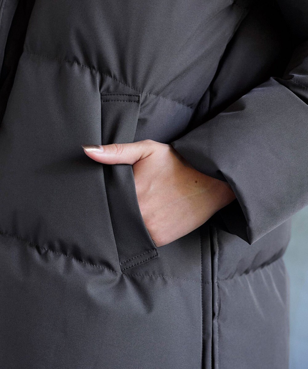 Tiaclasse 【安田美沙子さん着用・4way】ストレッチタフタショートダウン 