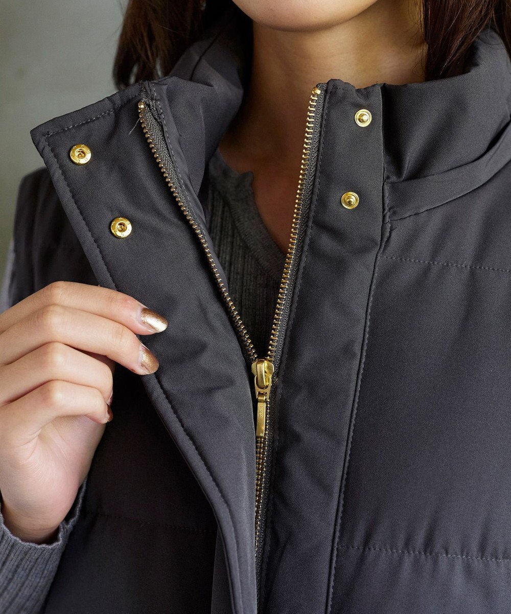 Tiaclasse 【安田美沙子さん着用・4way】ストレッチタフタショートダウン 