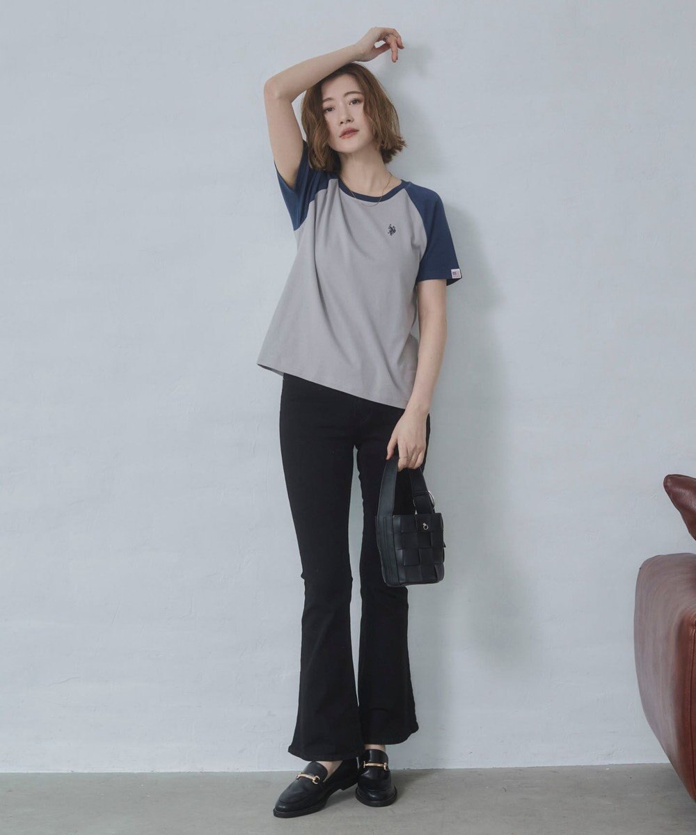 WEGO 【SMLサイズ展開】U.S. POLO ASSN.別注コンパクトTシャツ 