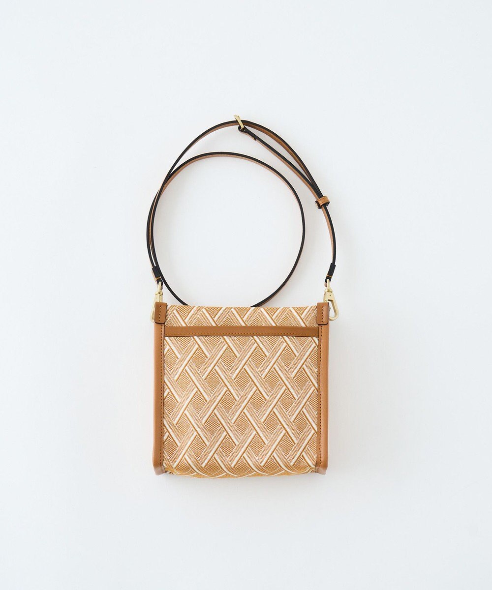 MIYABIYA LAQUOH クロス柄ジャガードショルダーバッグ 