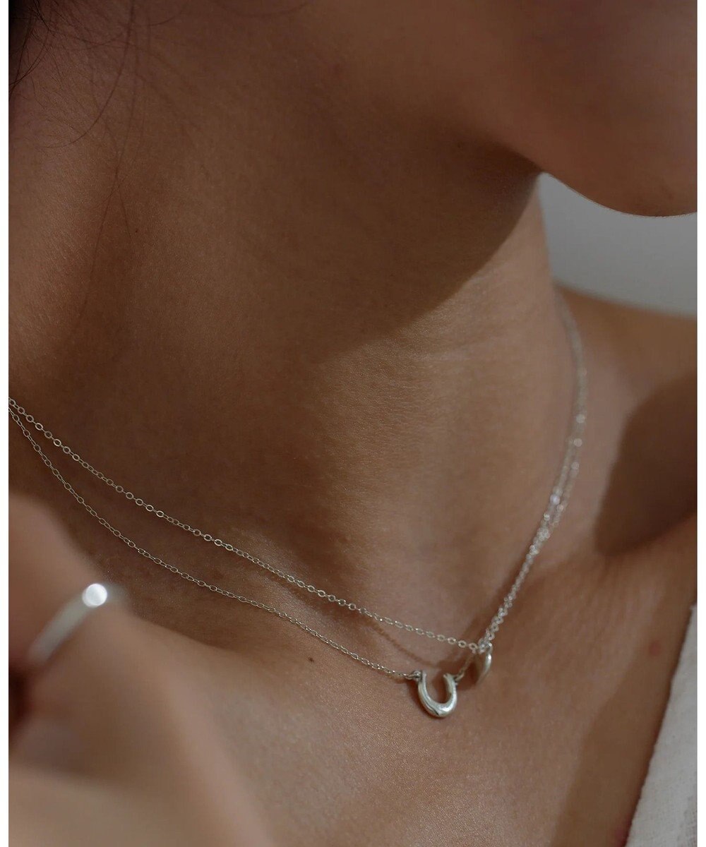 yoaa シルバー925 ポニーシュー ネックレス 