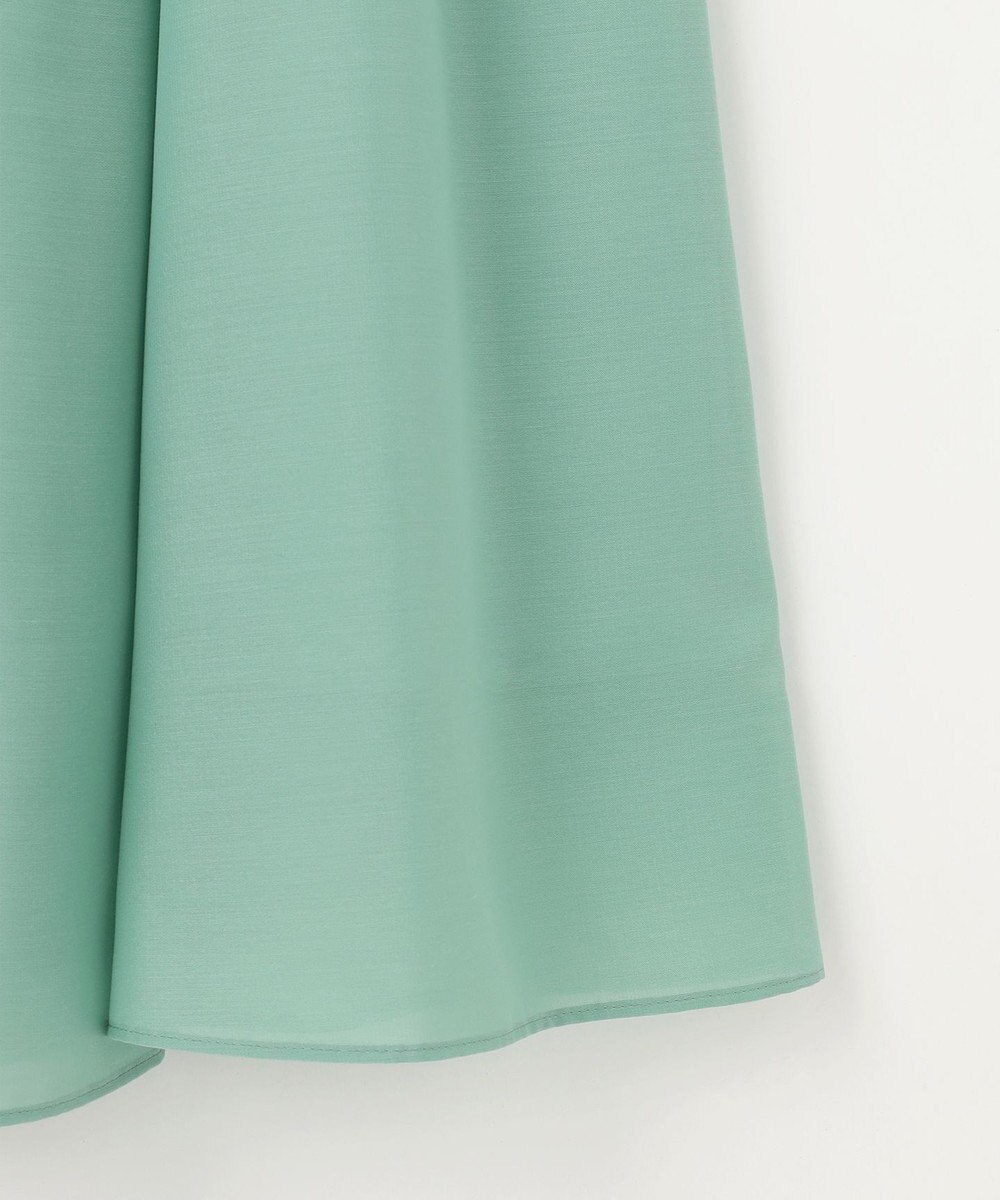 自由区 【ウエストゴム・洗える】シアーギャザー スカート 