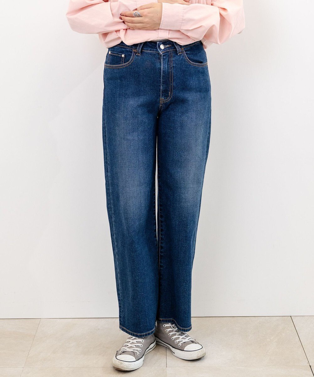 caqu 80's slim baggy バギーフィットワイドデニム 