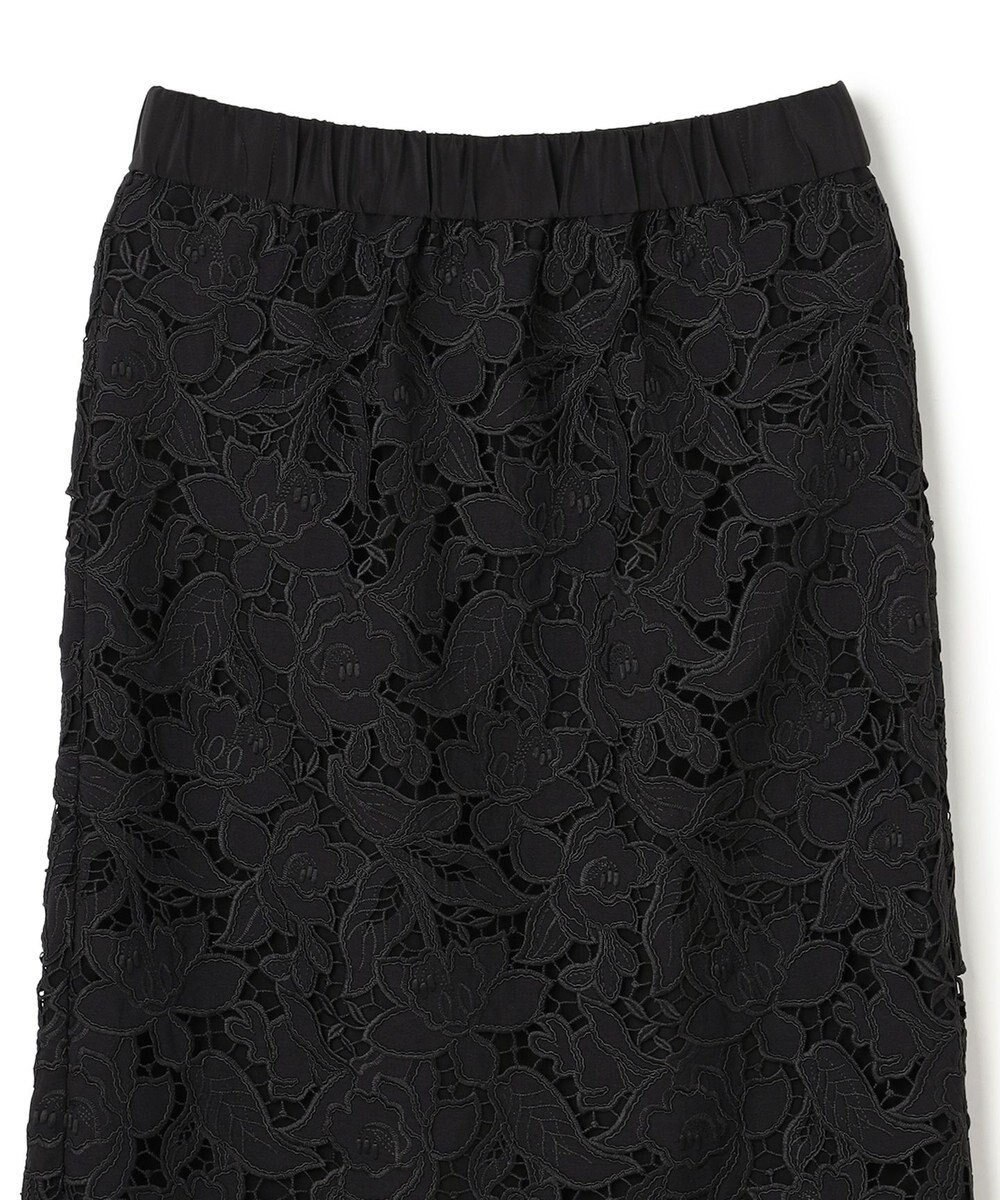 BEIGE， CITRINE / エンブロイダリーレースイージースカート 