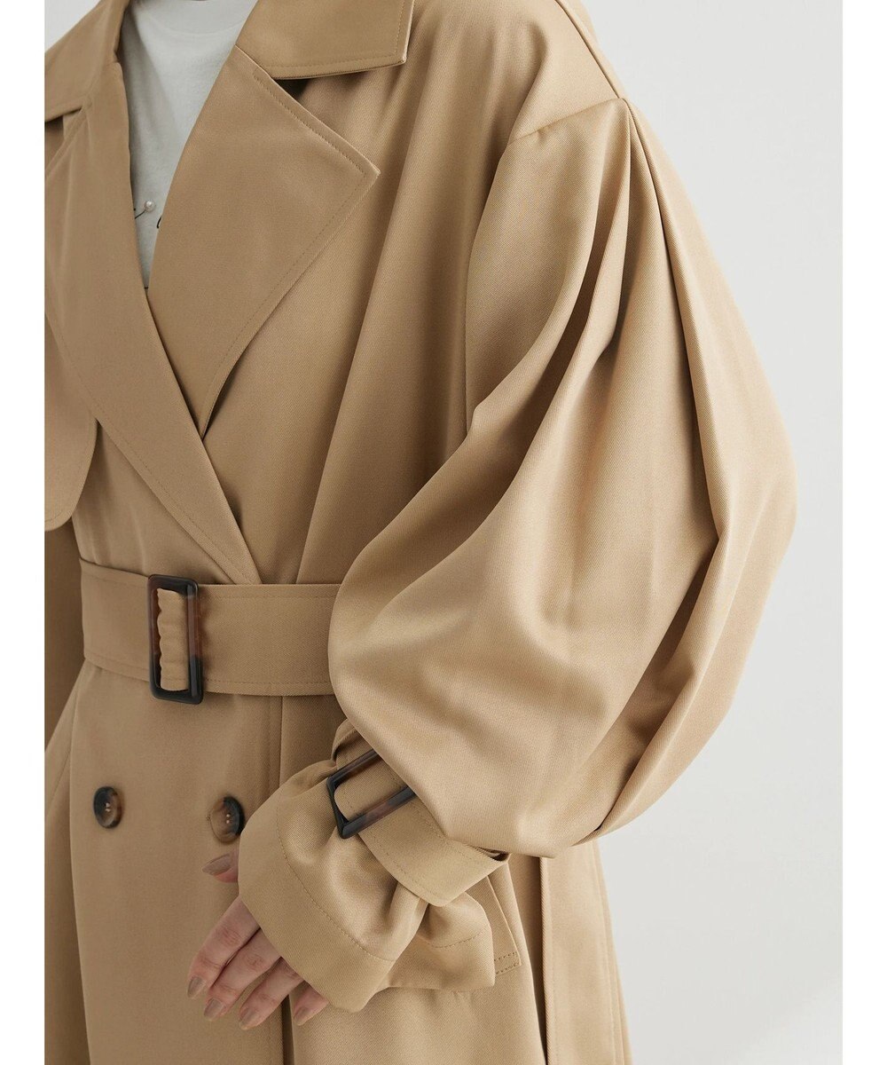 Green Parks ・Ｐｅｔｉｔ　Ｆｌｅｕｒボリュームスリーブトレンチコート 