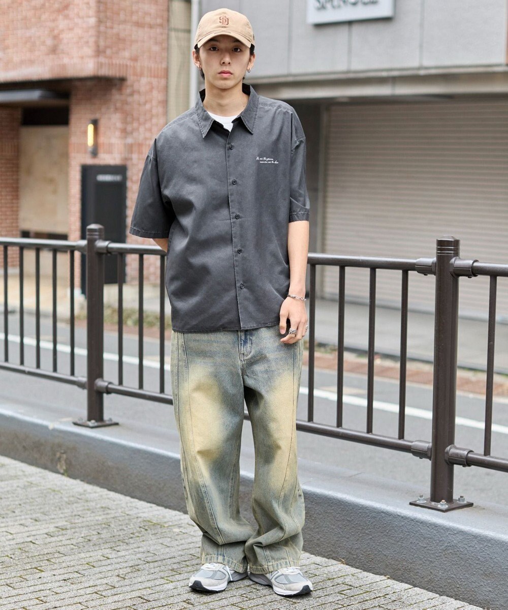 WEGO 【ユニセックス着用ITEM/吸収速乾】ピグメントDRYシャツ 