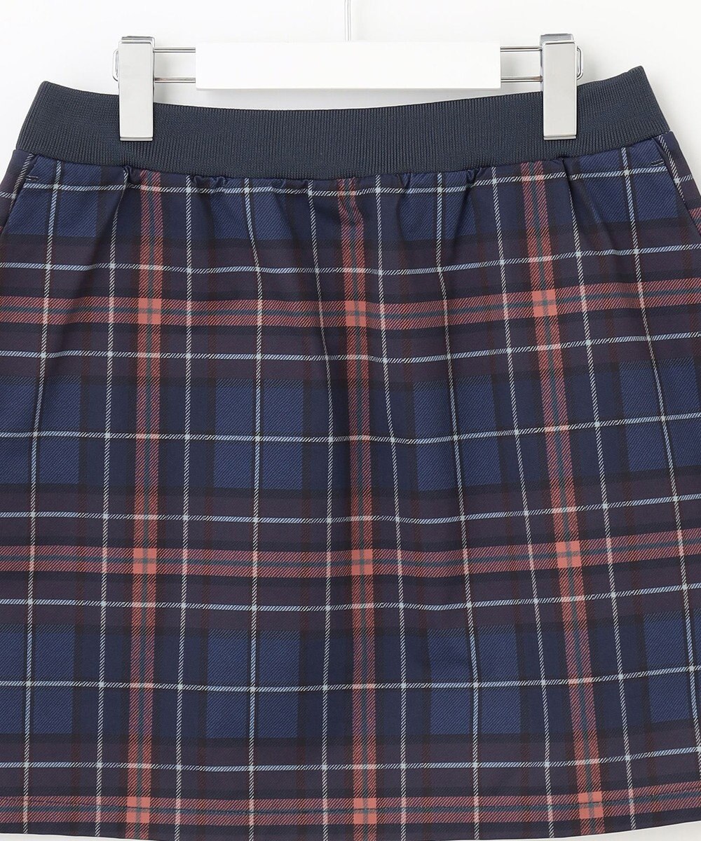23区GOLF クラシカルで上品！【WOMEN】【ストレッチ・撥水】チェック柄 台形スカート 