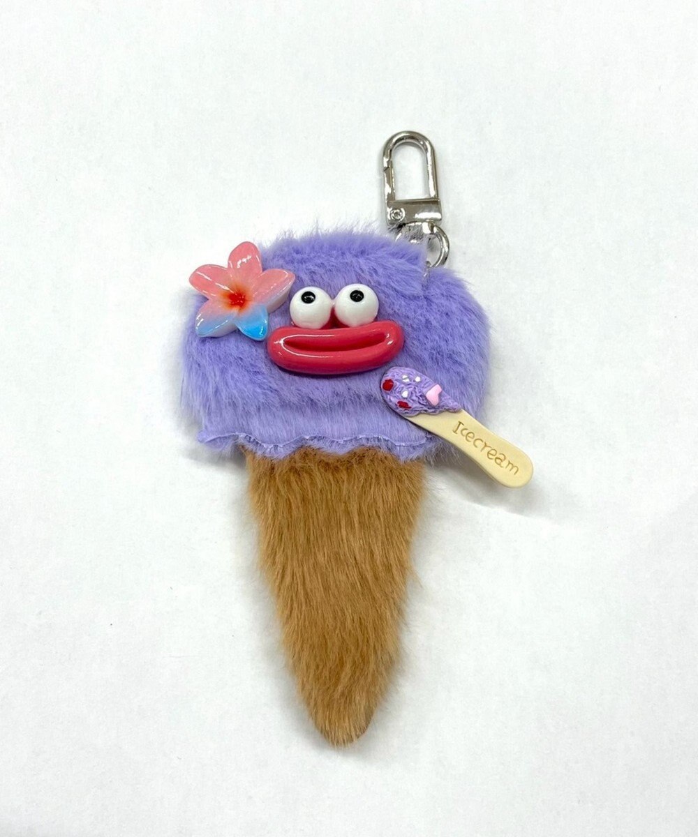 WEGO ミニデリシャスアイスクリームモンスターぬいぐるみキーホルダー 