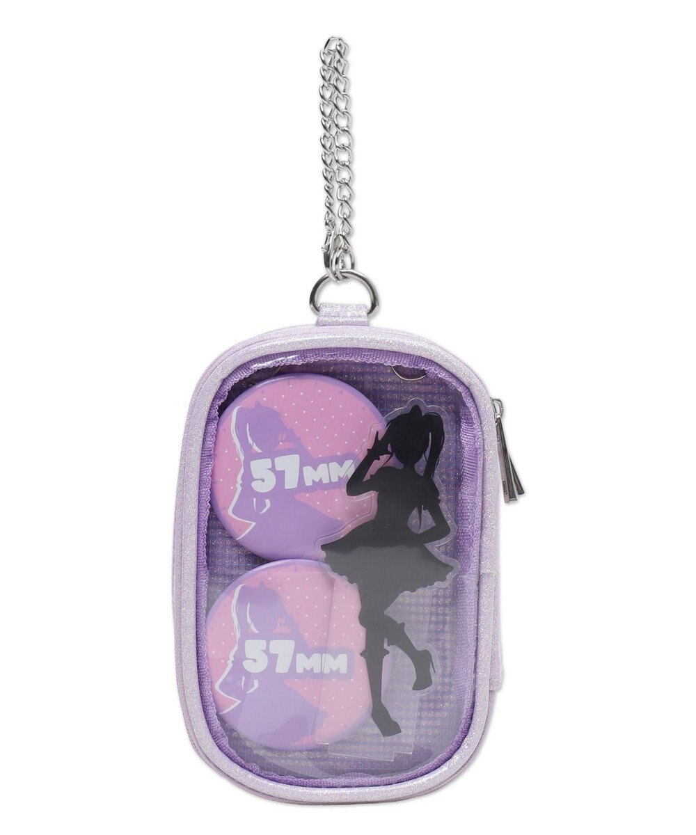 WEGO 【痛バ＆推し活グッズ】ダブルフェイスマルチぬいポーチ 