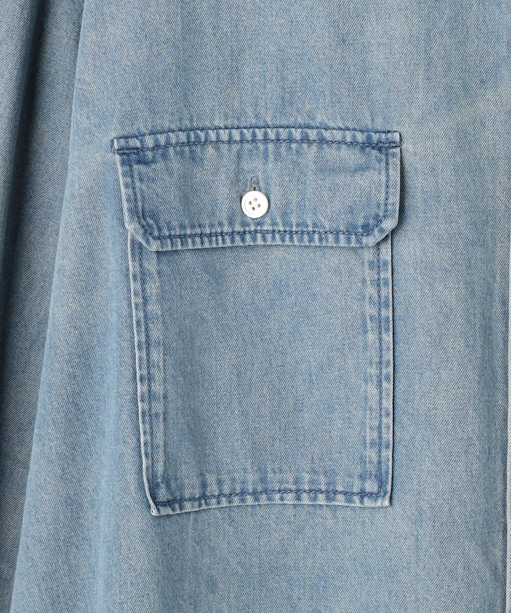 23区 L 【SLOW/一部店舗限定】2WAY ダンガリー シャツ 