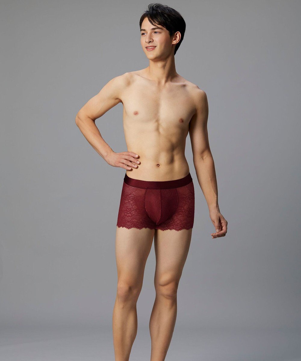 WACOAL MEN ボクサーパンツ 【レースボクサー】 美しさと快適さを追求 通気性 前閉じ WT3822 /ワコールメン 