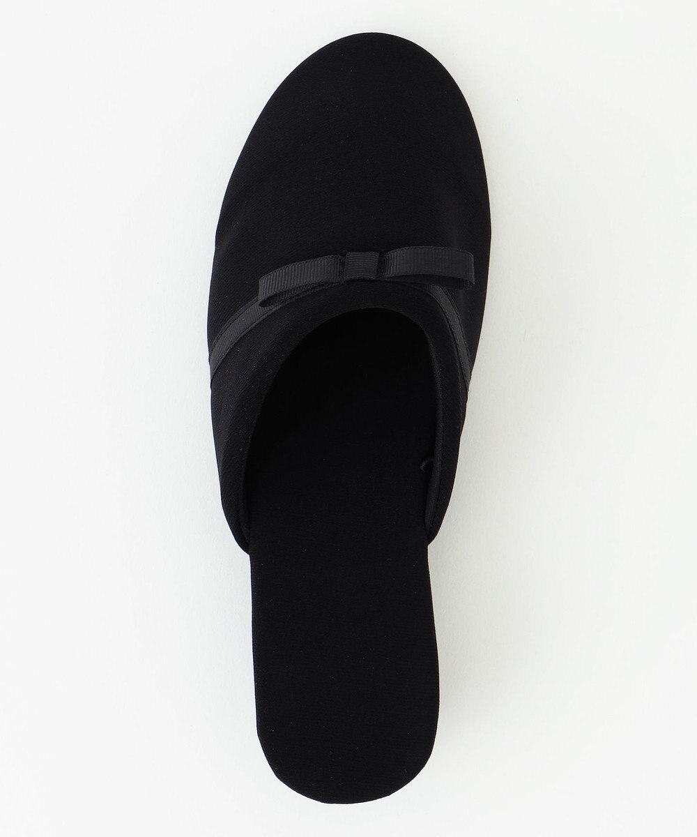 ANY 【巾着ポーチ付き】リボンヒールスリッパ 