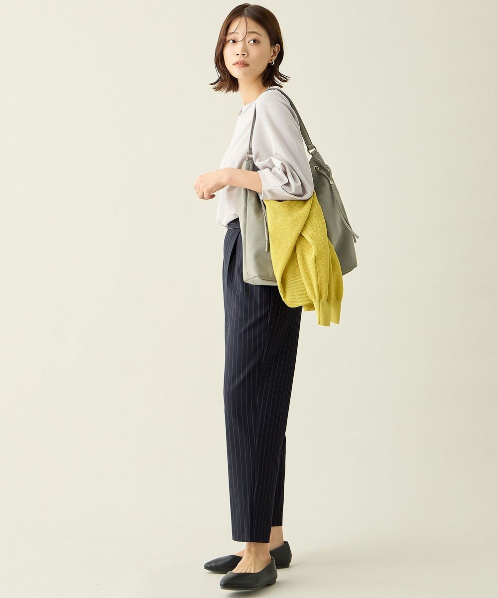 ANY 【6サイズ展開/ウエストゴム】イージーテーパードパンツ 