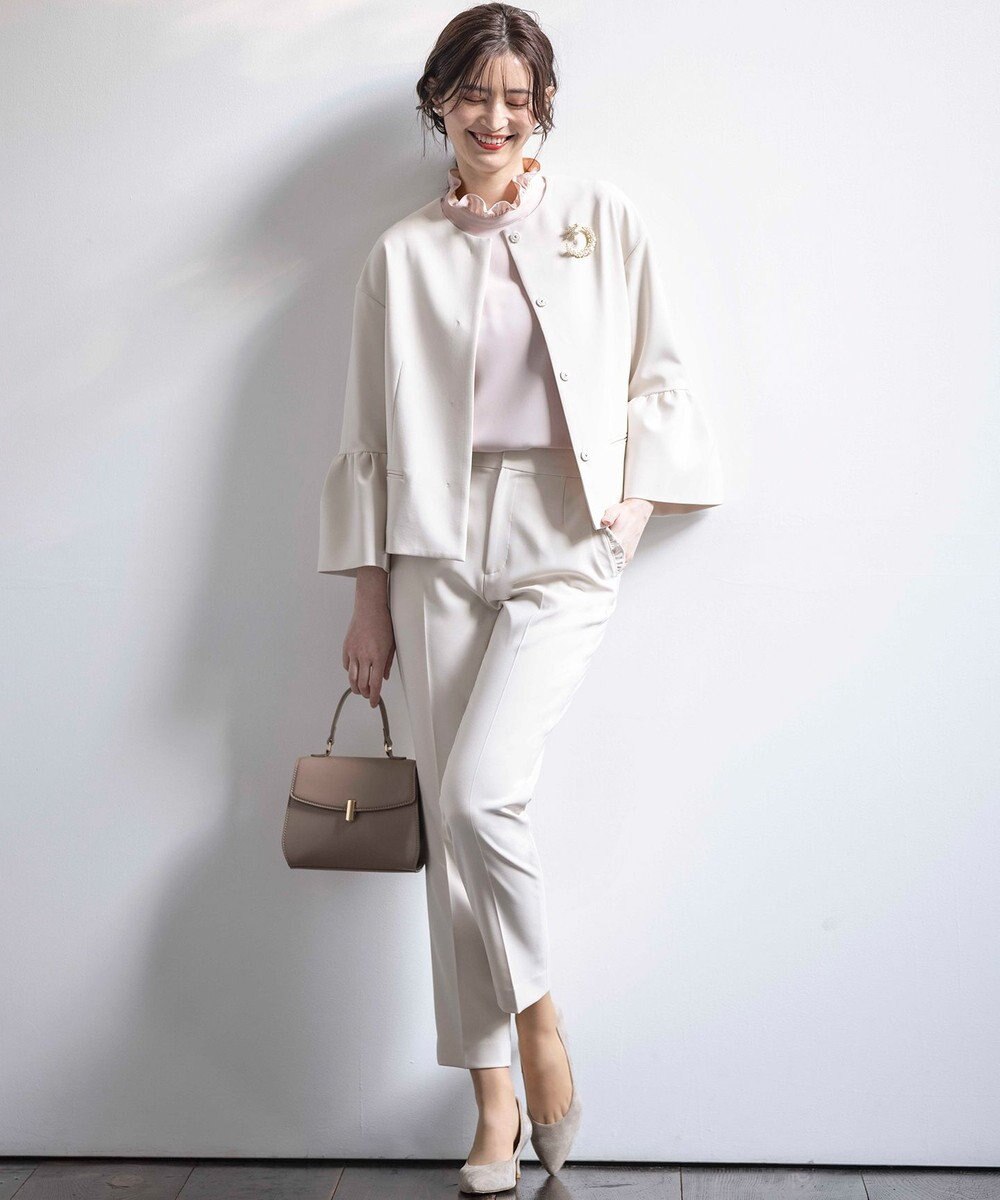 組曲 【KUMIKYOKU NAVY】ジョーゼットシフォン ブラウス 