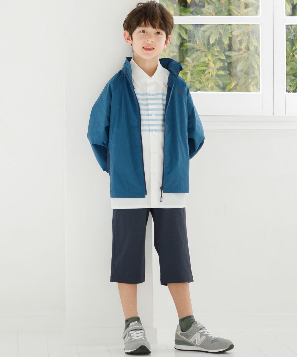 J.PRESS KIDS 【撥水】【100-130㎝】ナイロンストレッチクロス ７分丈パンツ 